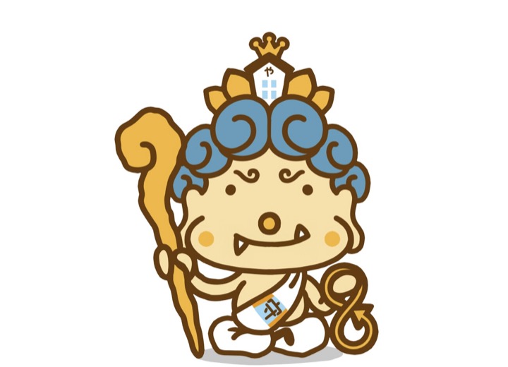 杖を持った家守神